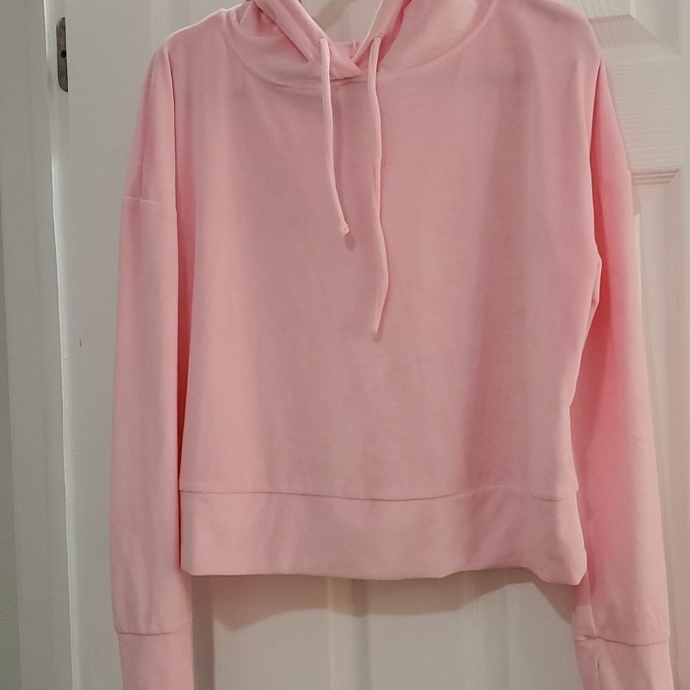 NWOT EVERLAST CROP PULLOVER HOODIE XL